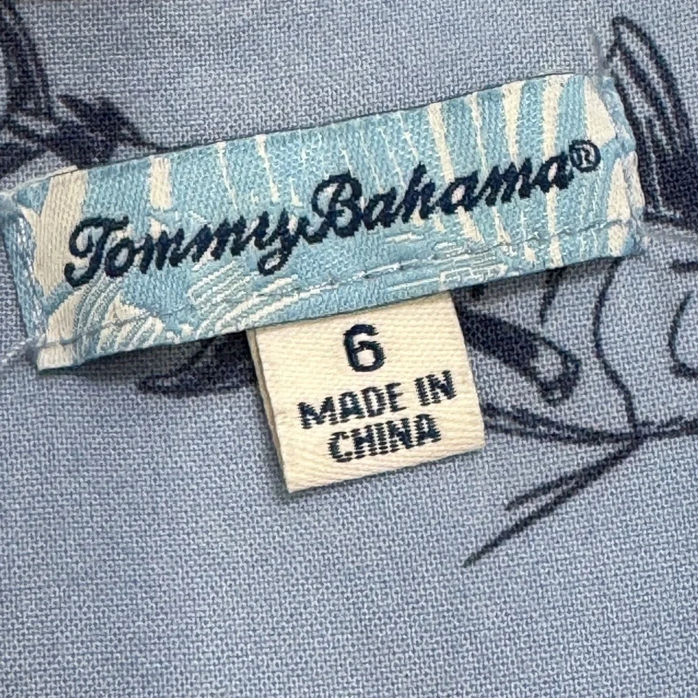 Tommy Bahama Boys Marlin Fish Print Shirt and Shorts. Light Blue
